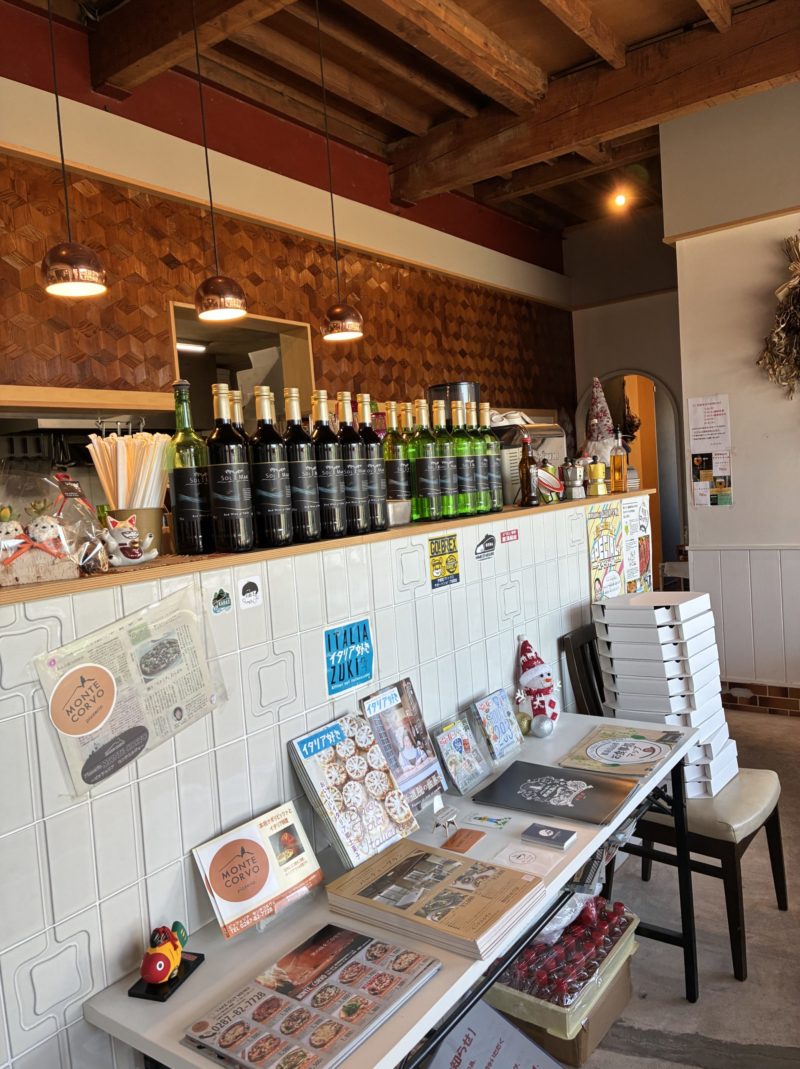 正面カウンター