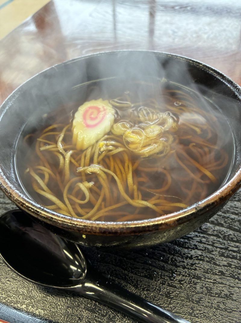 羽黒山荘 田楽茶屋のそば